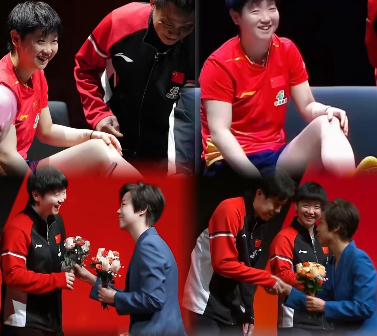 发现了一个有意思的事！只要是有孙颖莎在不管是对方是多大的领导，去多大的场