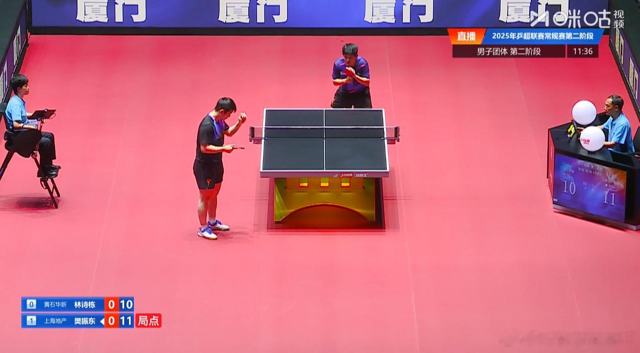 樊振东1-0林诗栋林诗栋这几分给我看乐了先到10还叫了暂停还没搞下🤪​​​