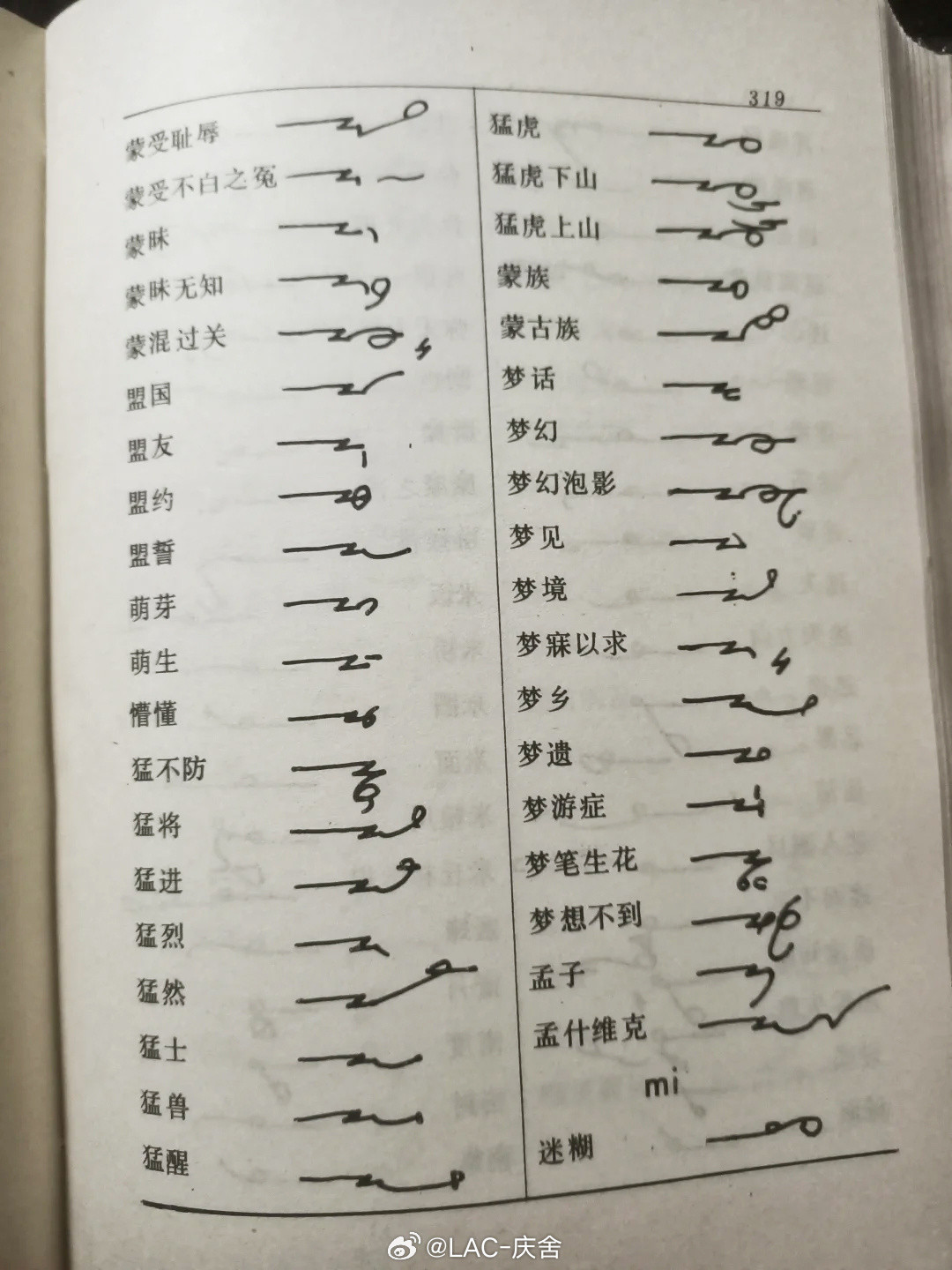 汉语速记符号一般人真看不明白长知识了