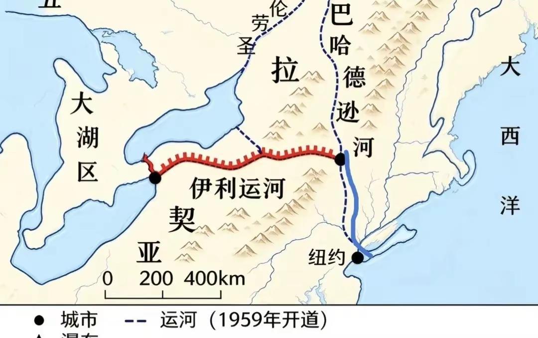 一条河流改变了一座城市。伊利运河的开通是一条河改变纽约命运的关键事件。19世纪早