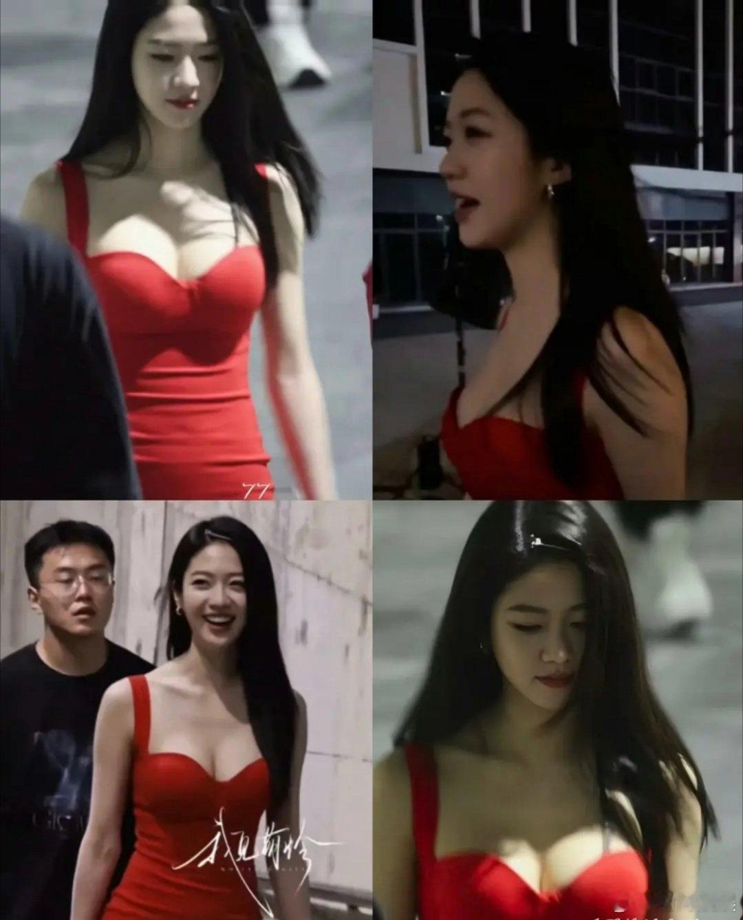 向涵之身材这么好吗以后我要追性感美女了
