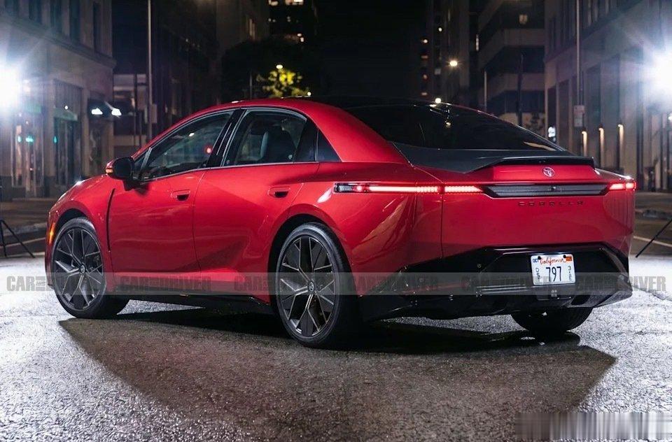 Car&Driver根据已经发布的卡罗拉概念车做的图，还挺像那么回事儿，最近把这趟素材整理完了，感觉