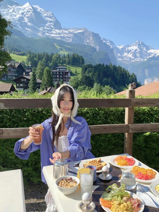 在瑞士住到人生酒店了！！