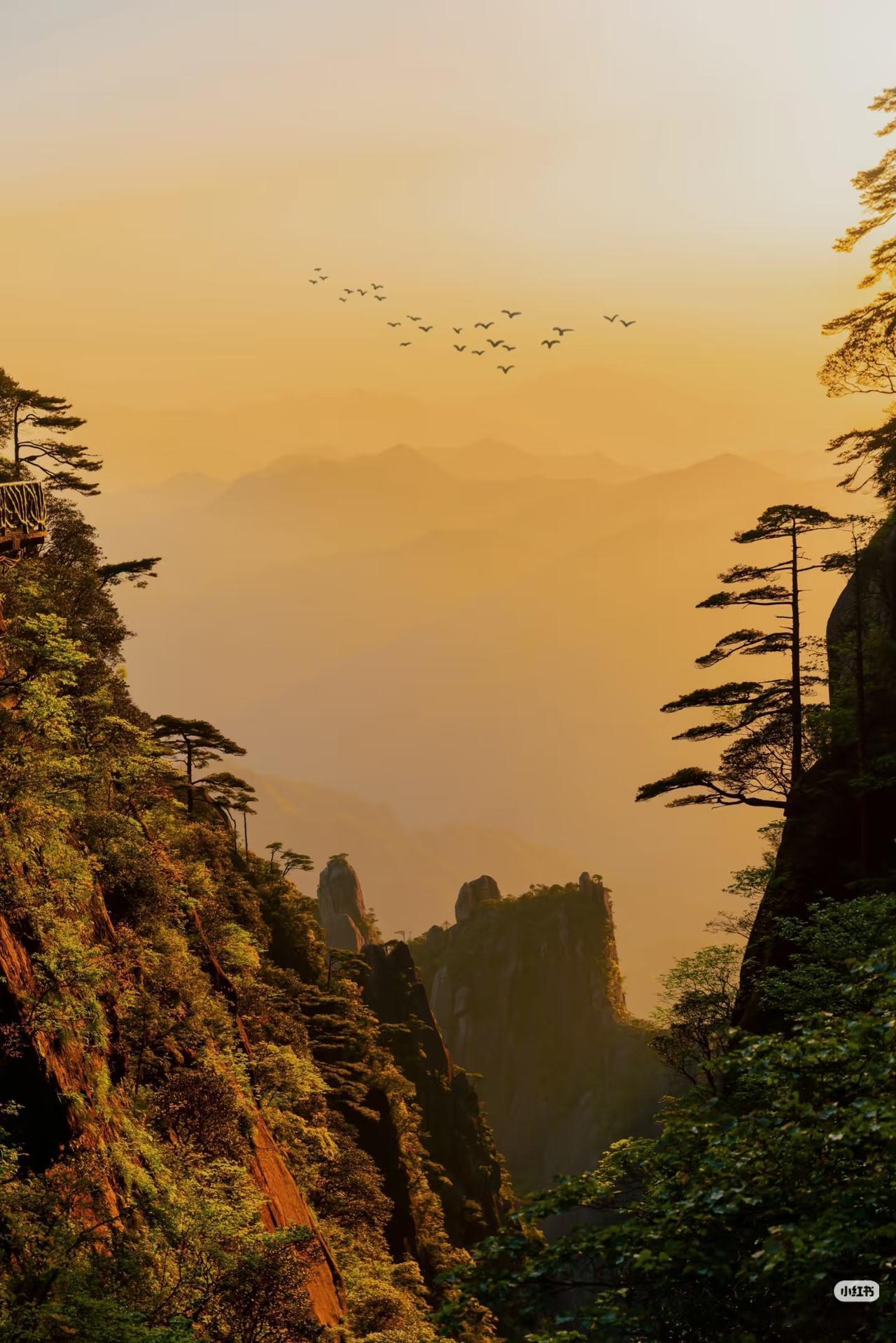 《国家地理》没骗我，不愧是天下第一仙山‼️我很少用震han来形容一个地方，直到