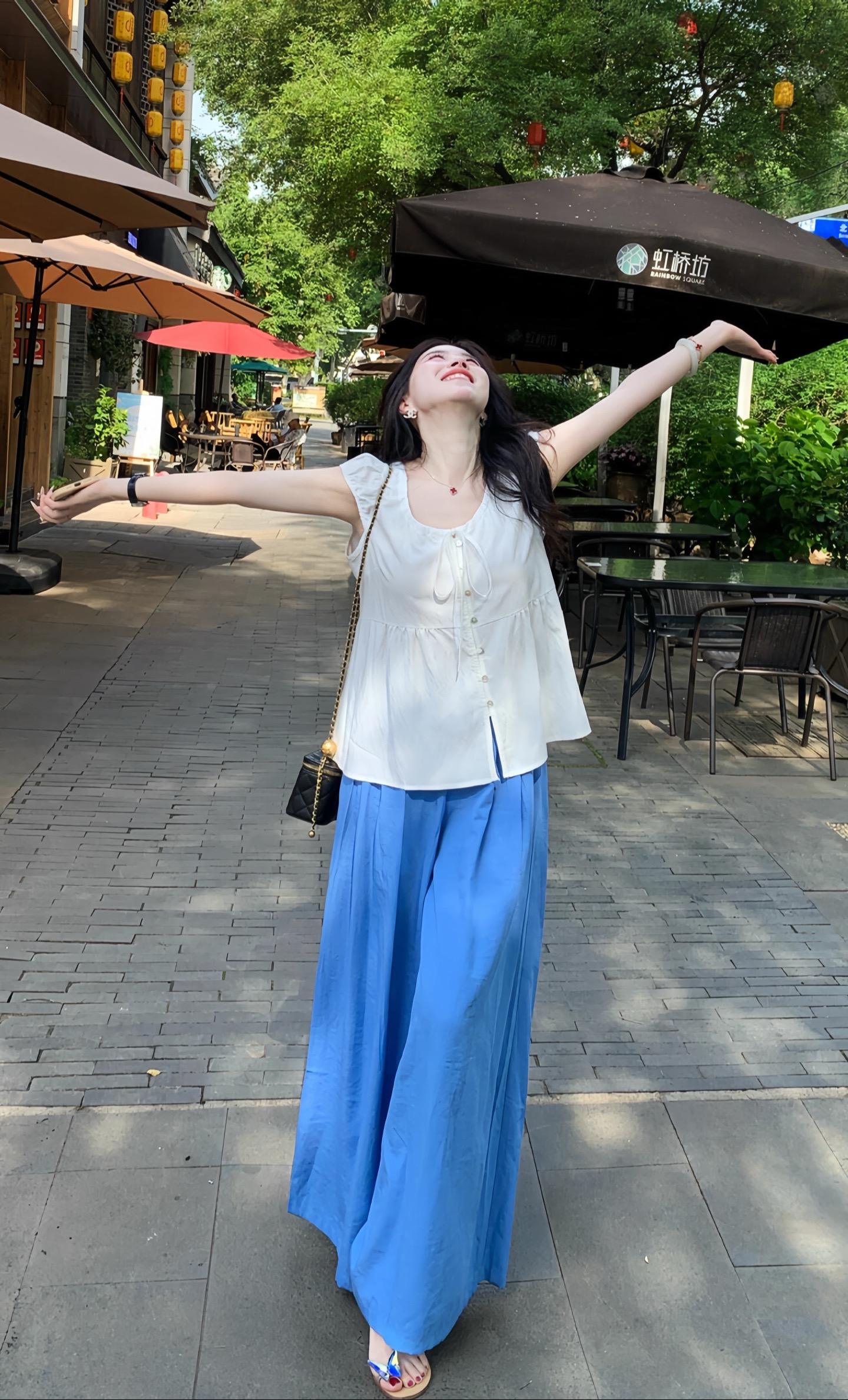 夏季穿搭 韩系穿搭 时髦精的ootd 夏天该有的样子 显瘦遮肉