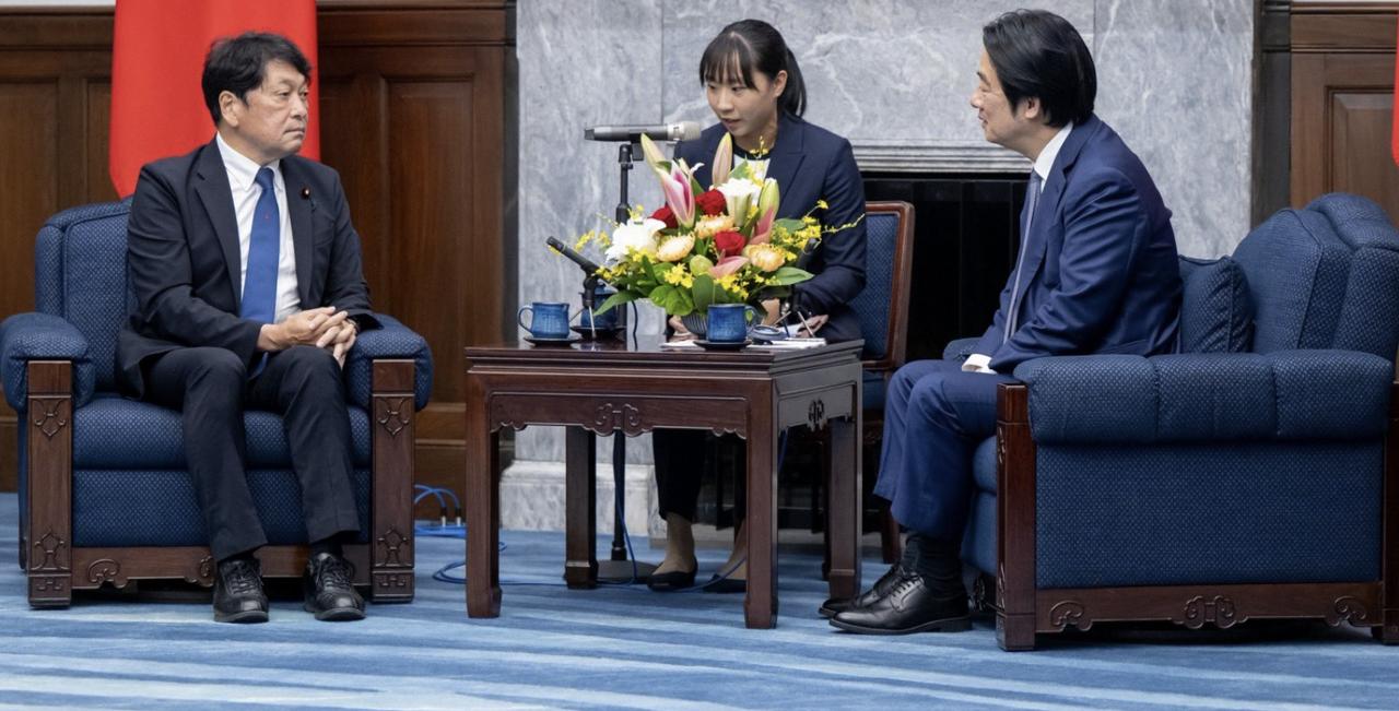 赖清德今晚（8月7日晚）用日文写道：“欢迎小野寺五典众议院议员和日本访问团的来访