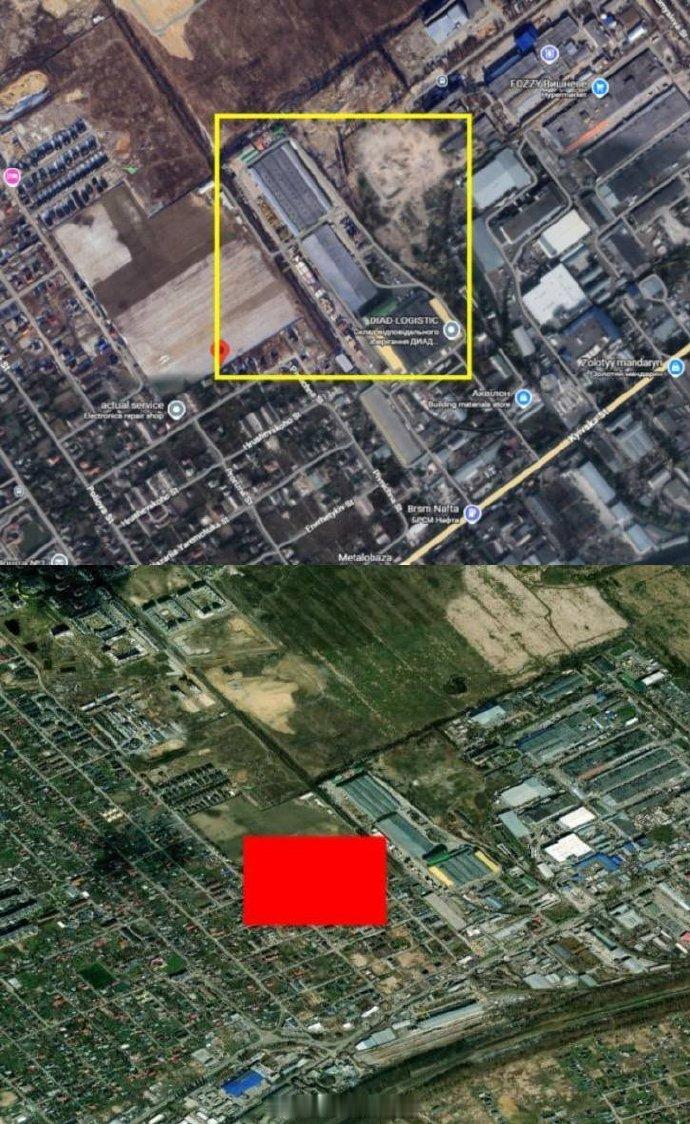 美国国家航空航天局（NASA）的卫星图像显示，今天凌晨，乌克兰境内以下目标遭遇了