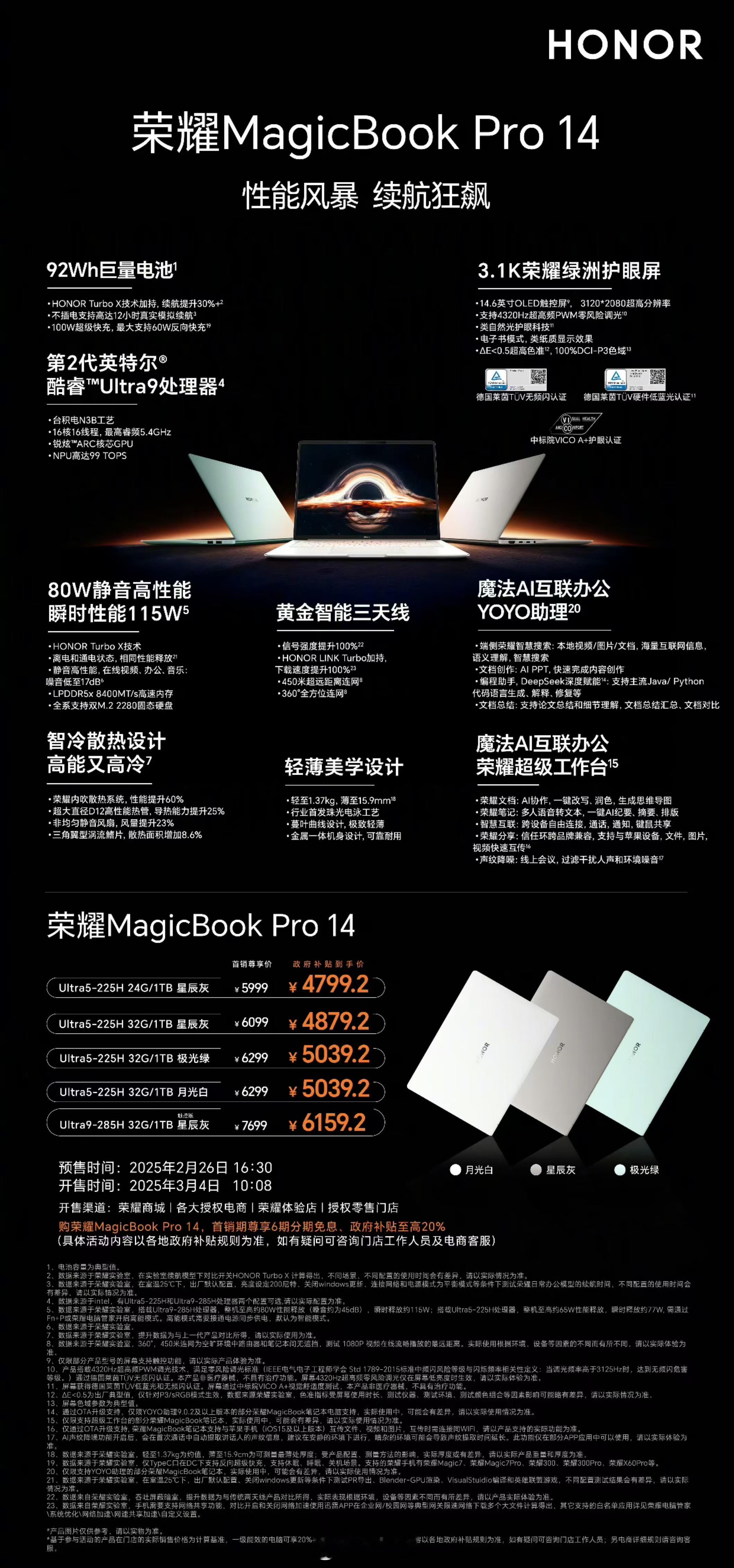 给你们总结一下荣耀MagicBookPro14并聊聊差哥的看法（无广放心看）