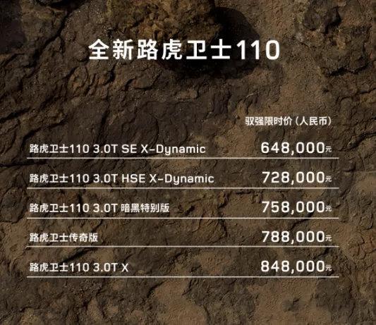 全新路虎卫士降价三十万！你还有一个路虎梦吗？其实现在对传统燃油车的信仰也就仅限
