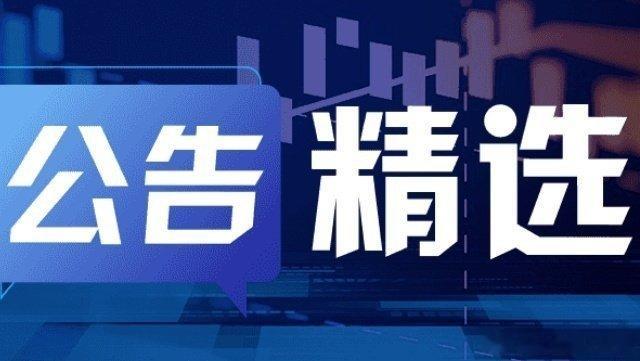 公告精选：1、中颖电子：控股股东筹划公司控制权变更事项，股票停牌。2、宏辉果蔬：