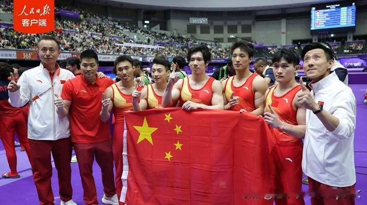 9月23日，中国体操队夺得第20届亚运会男团冠军！男团这块金牌含金量很足，中国