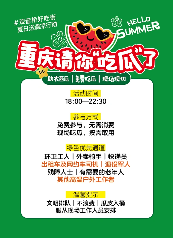 这才是重庆｜重庆请你“吃瓜”了！