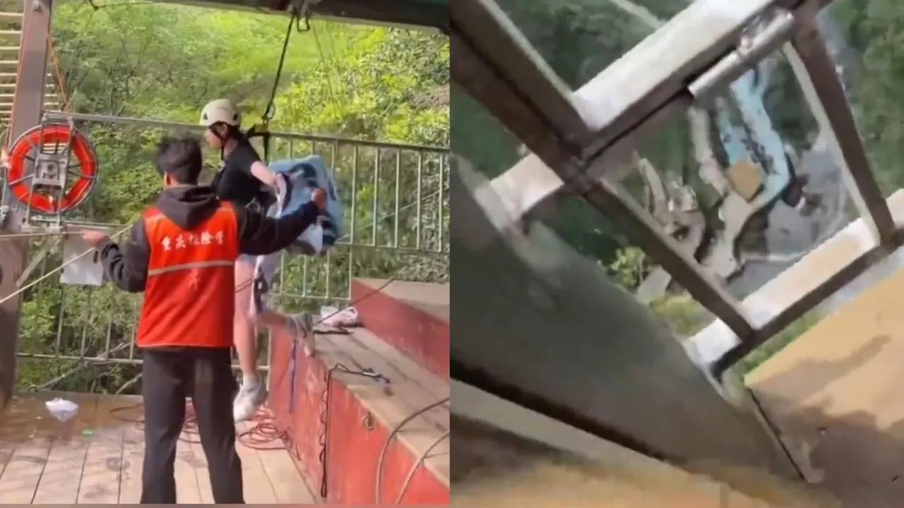 这个问题，四川瀑布景点在五一节假日搞得悬崖瀑布荡秋千项目确实风险太大，现在很多年