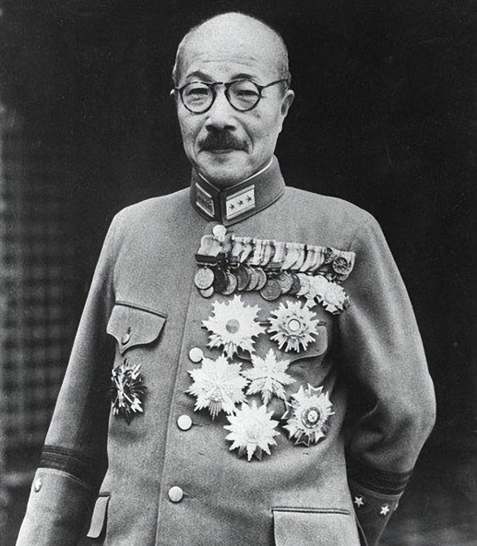 1948年，东京巢鸭监狱，东条英机在被执行绞1948年，东京巢鸭监狱，东条英机在