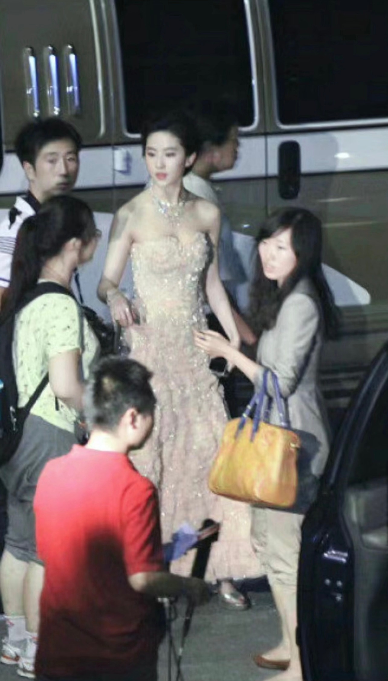 糊图美出了神性，不敢想象刘亦菲本人会有多惊艳！