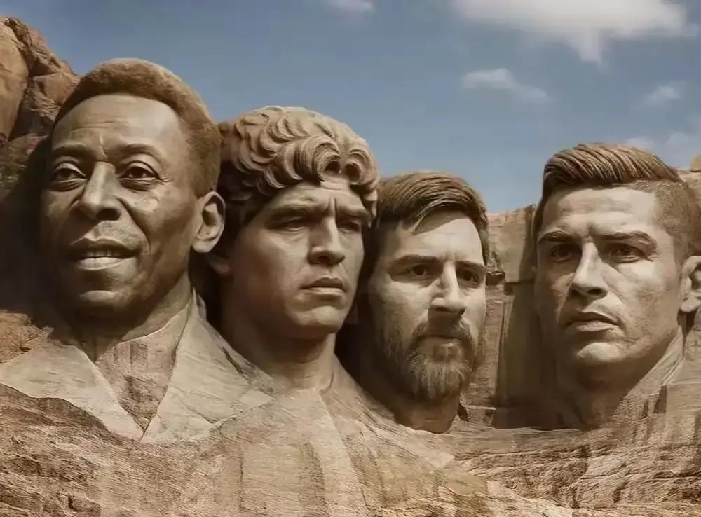 C罗粉丝总爱拿1000球说事，其实真没多大意义。比进球数得讲公平吧？两种方