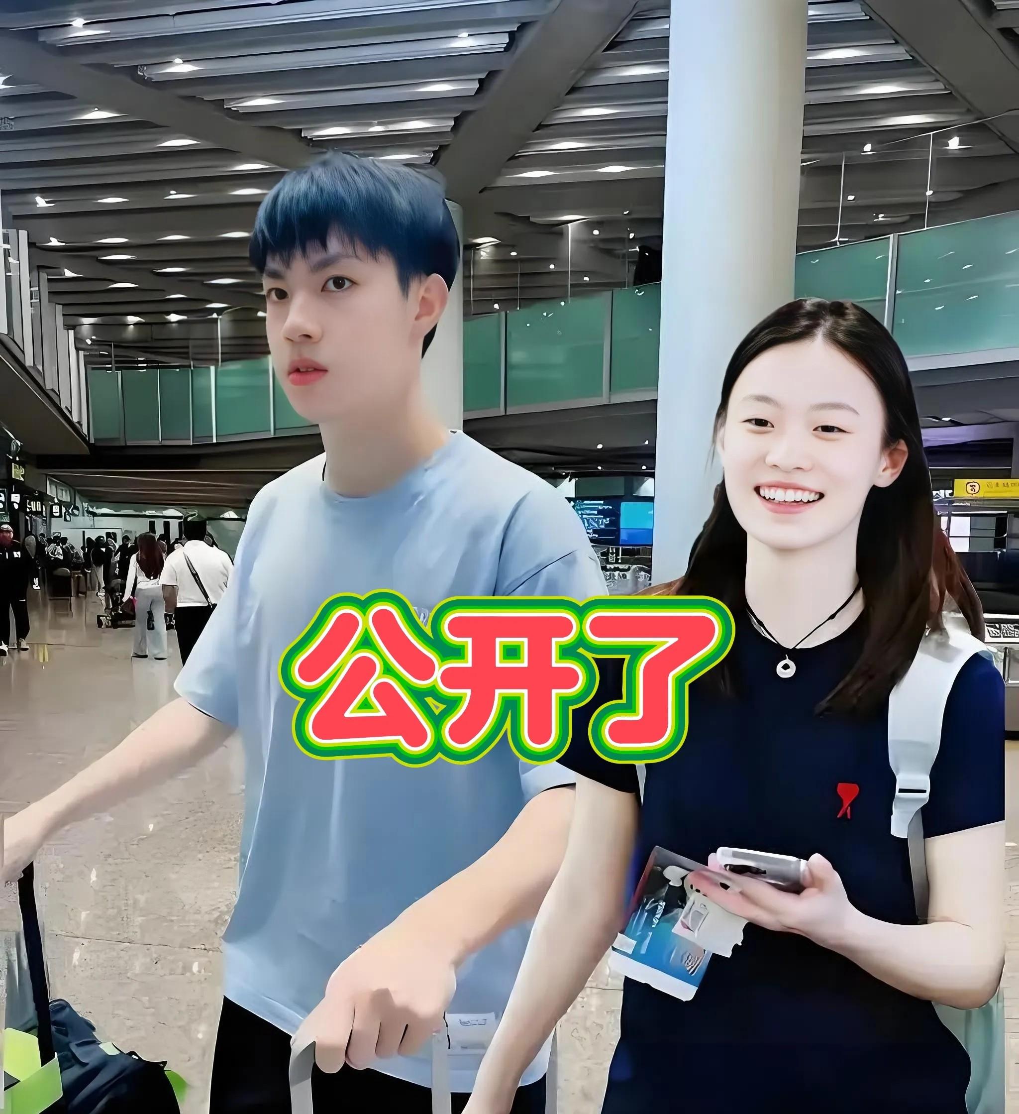 现在的00后小年轻真的是无所畏惧！最近，国乒新秀黄友政和韩菲儿被多次目击甜蜜