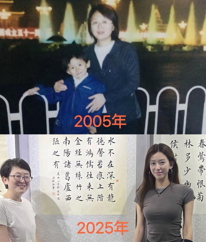 没有母亲的托举，哪来亭亭玉立的女孩。
