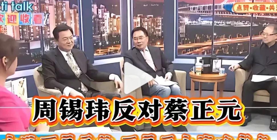 蔡正元、沈逸和周锡伟都是爱国者，蔡正元自以为是但带点小心思，沈逸太过张扬但方向正