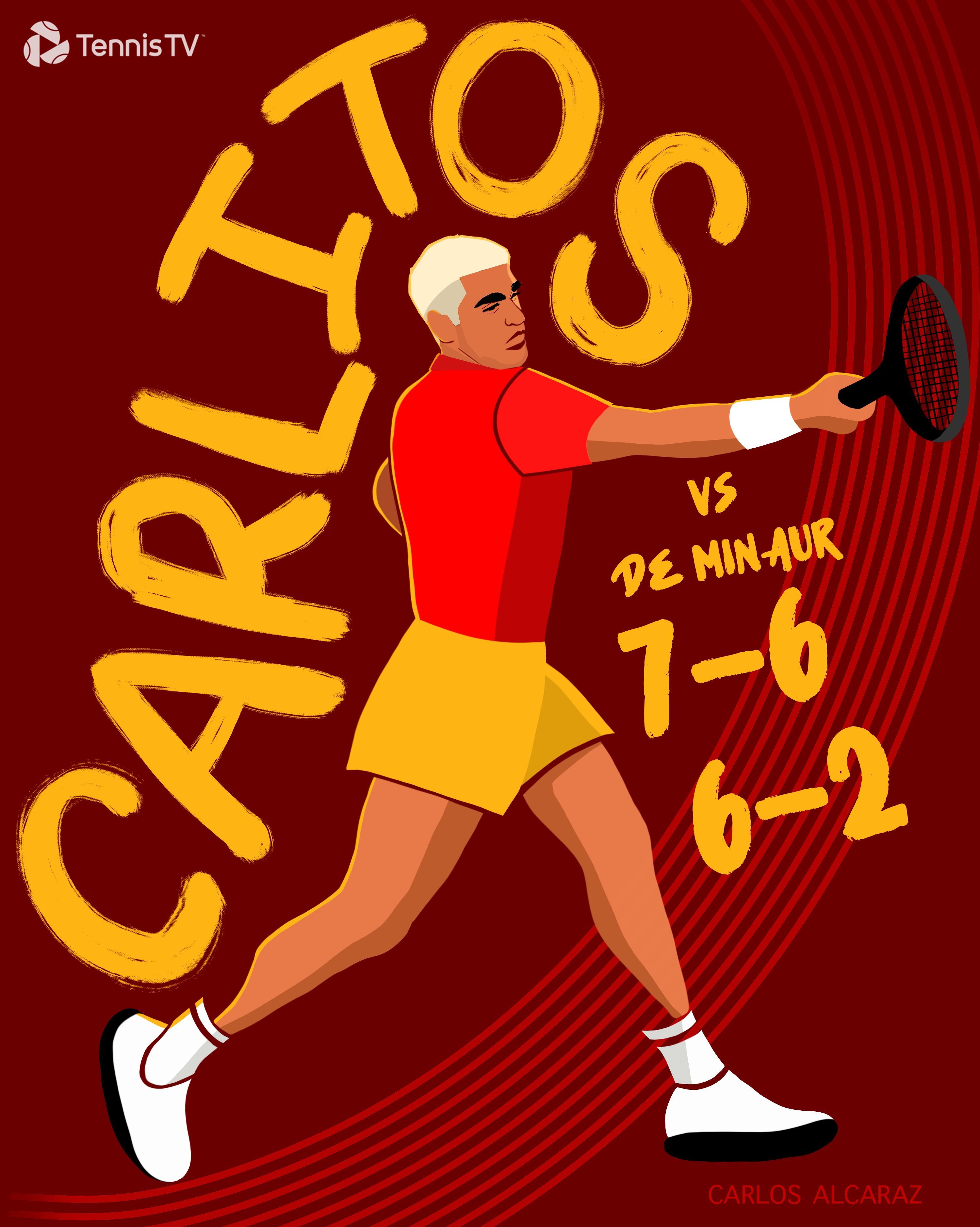 阿尔卡拉斯、兹维列夫取得总决赛开门红ATP总决赛首日比赛，头号种子阿尔卡拉斯以7