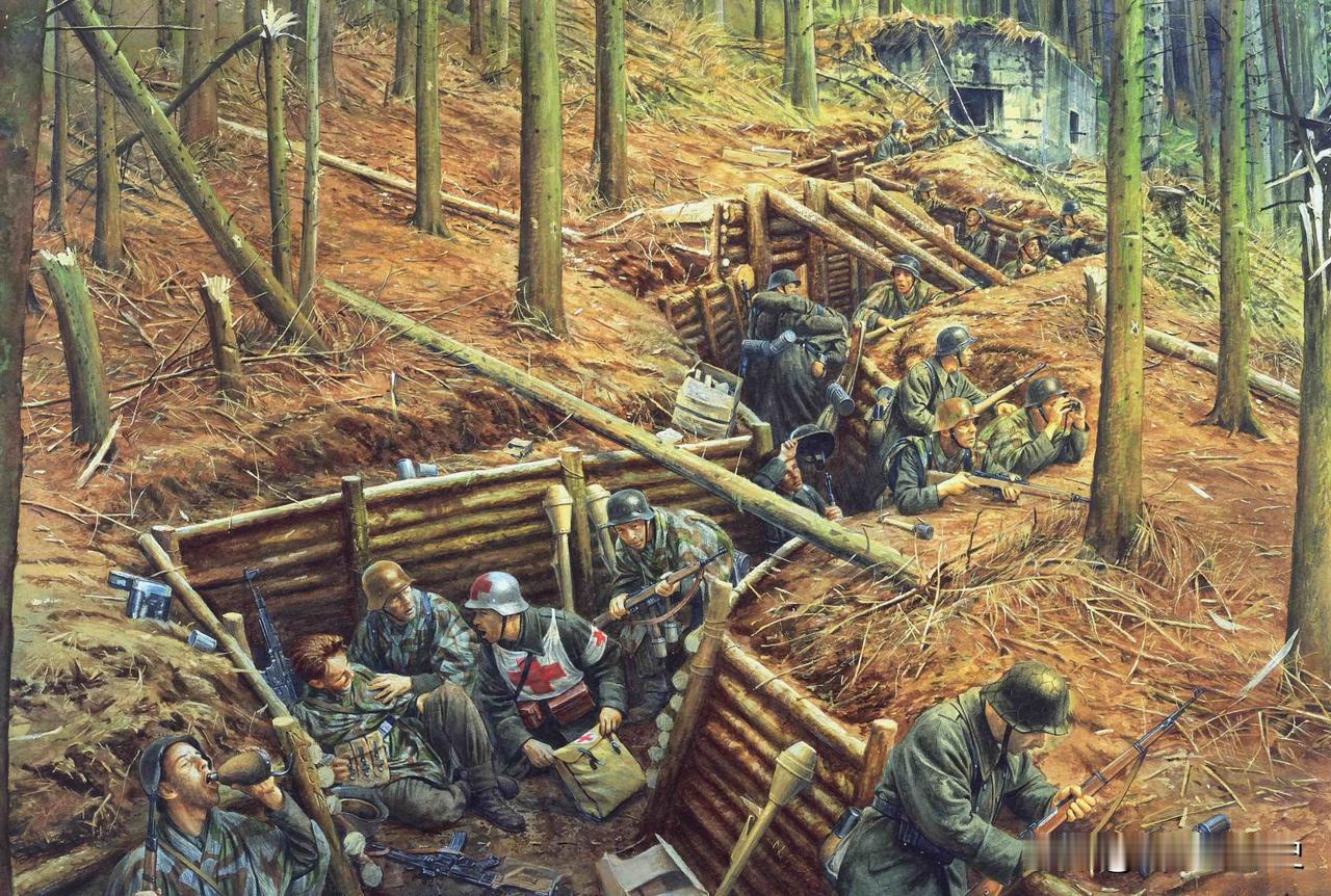 齐格菲防线，这道横亘在德国西部的防御工事，在1944年秋天重新成为世界的焦点。当