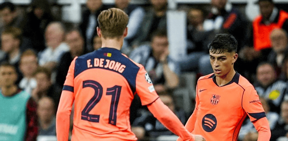 世体: 弗里克应对佩德里缺阵多次变阵, 战绩4胜1平1负