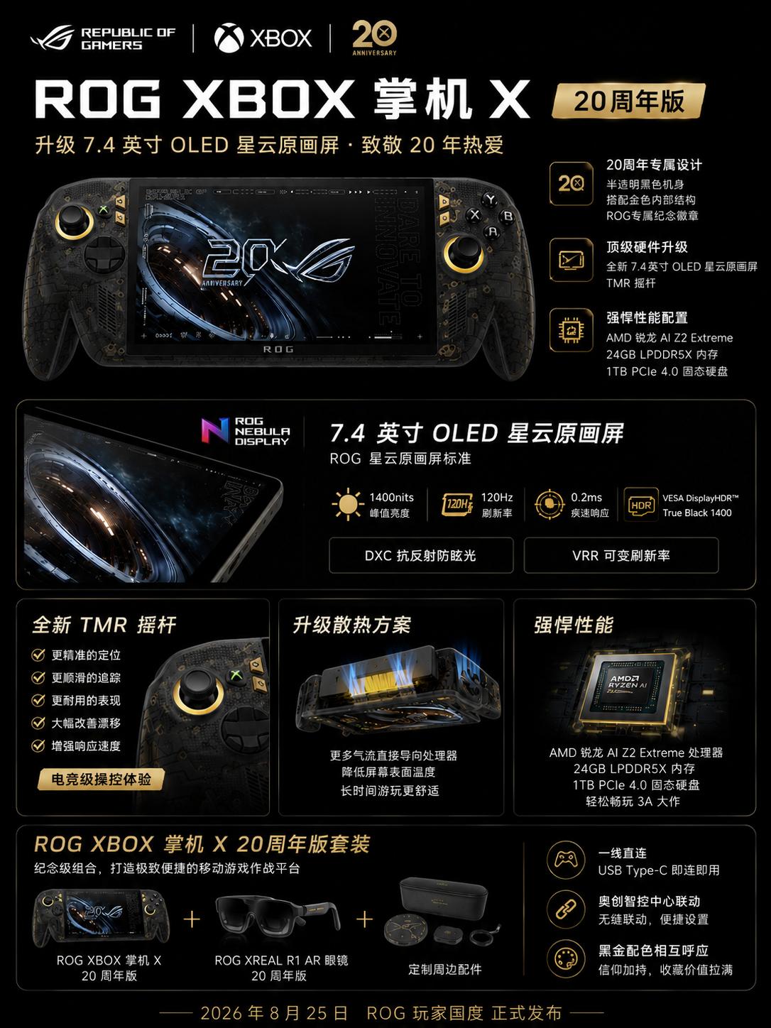 半透明这么帅吗！ROGXBOX掌机20周年版来了刚刚我看到ROGXBOX