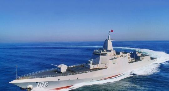 055大驱在世界属于什么水平？这么说吧，有16艘055的时候，地球上没有国家想跟