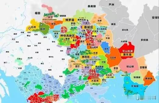 大家有没有留意，我原来一直都以为，机场过去就是惠东。惠东应该是跟惠城区相邻。