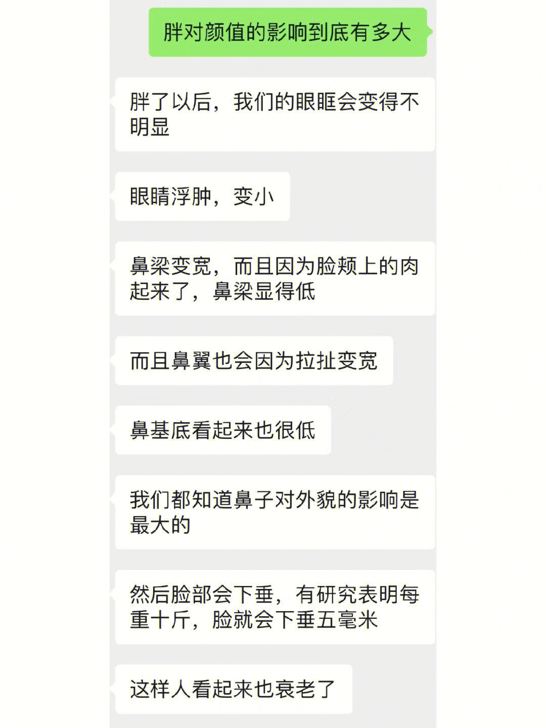 医生告诉我长胖后颜值真的变得很可怕​​​