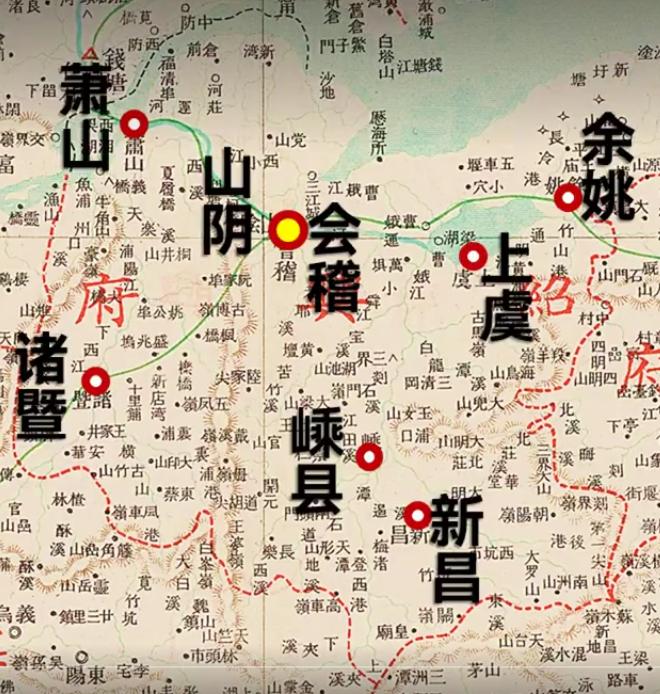 绍兴城在旧时本是山阴、会稽两县同城而治，1912年合为绍兴县。此后几十年县、市几