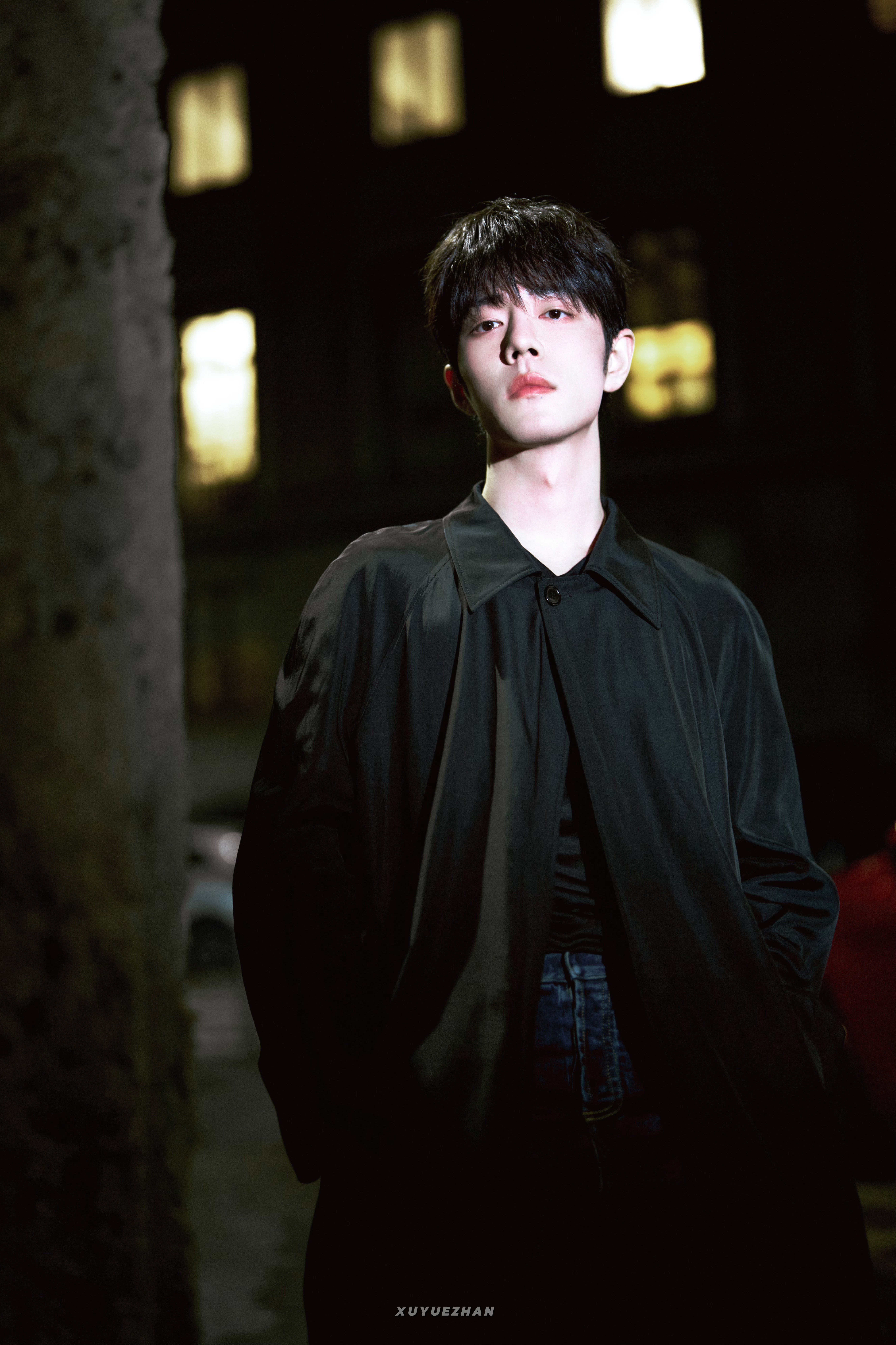 这发型不是一般人可以驾驭的！大写的帅呀！肖战顺产头◎肖战保镖这活我也能干