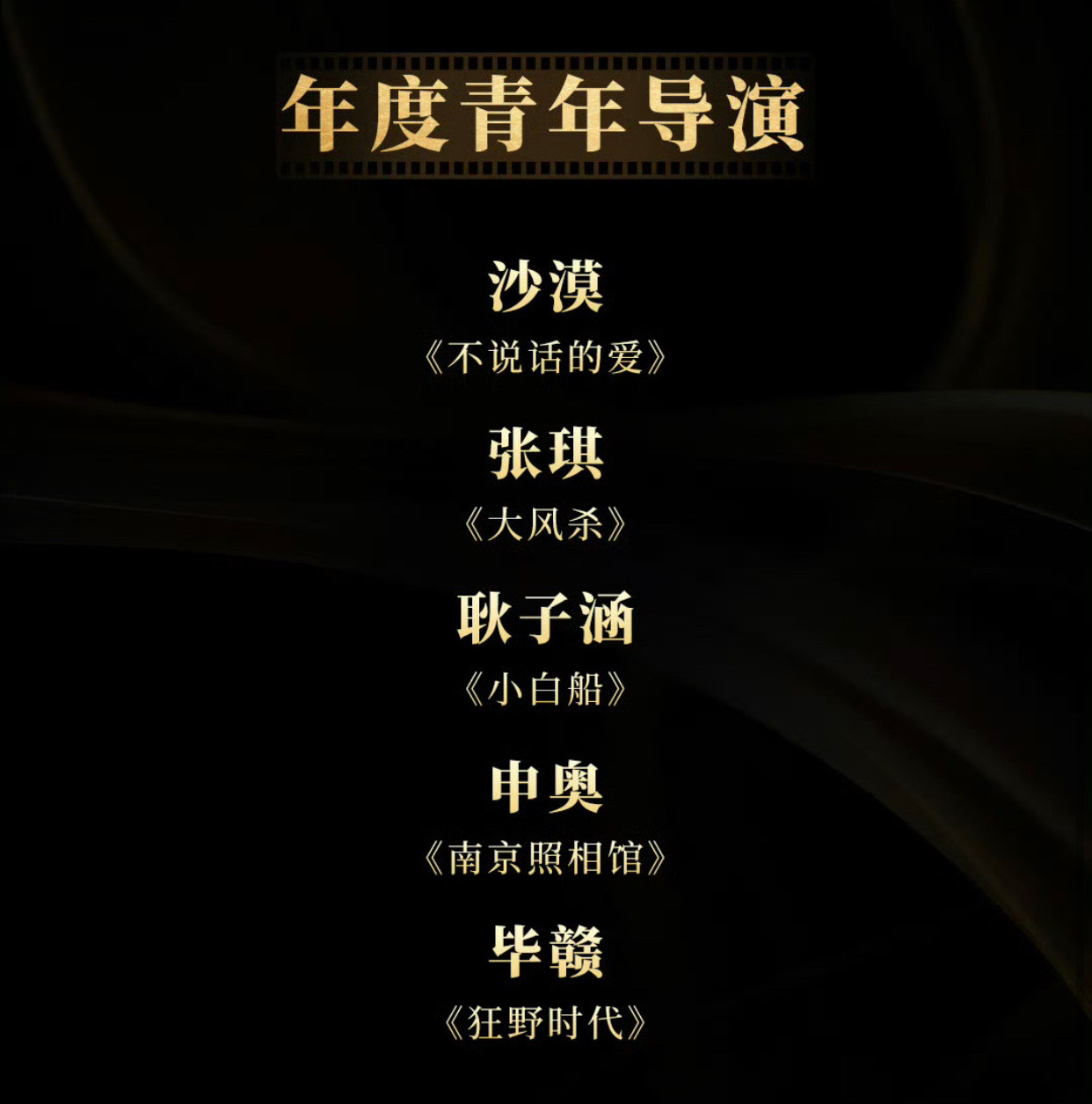 导协2025年度荣誉提名名单出炉了！年度男演员：辛柏青、大鹏、王传君、梁家辉、易
