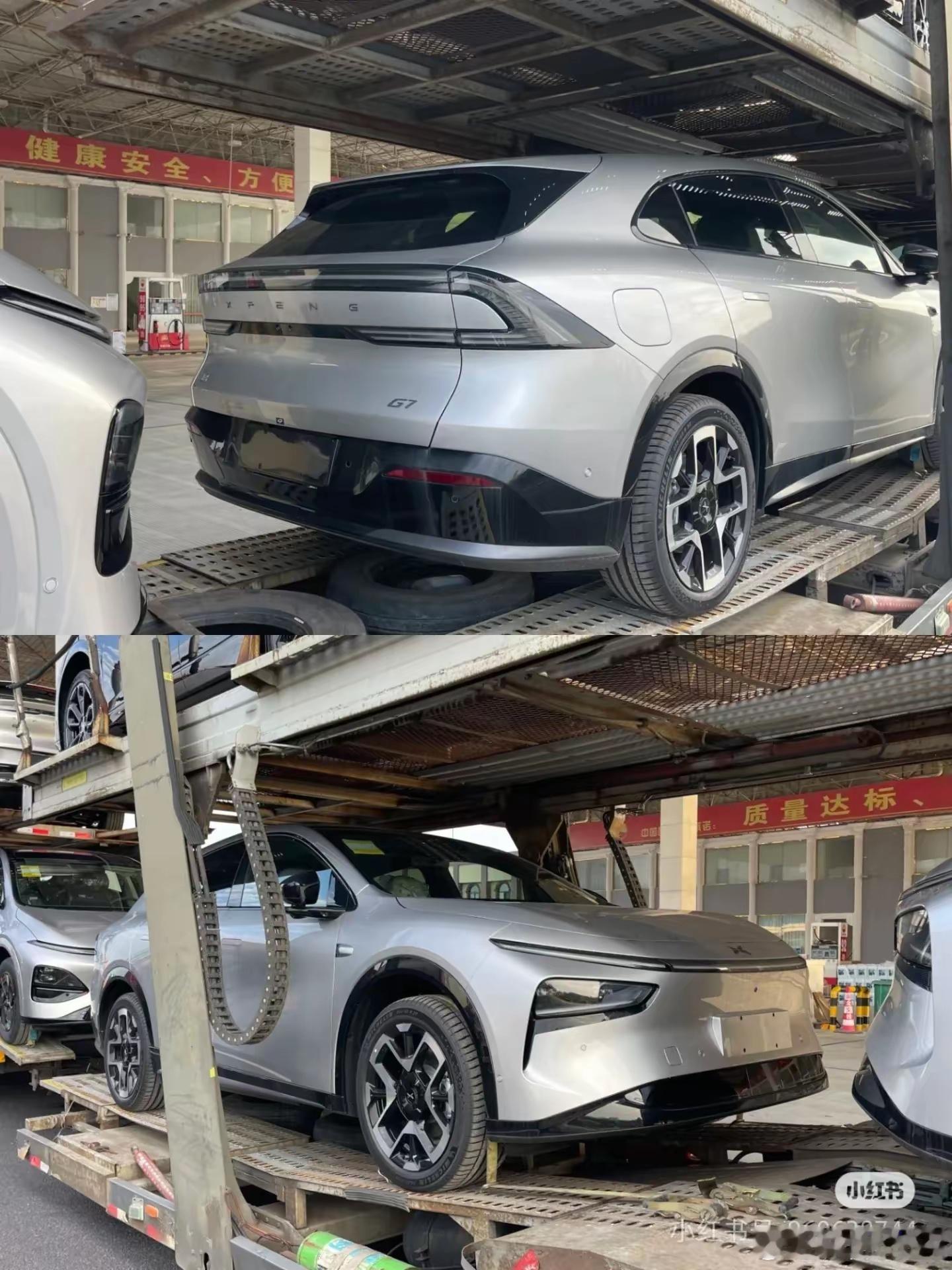 小鹏G7来了，内饰没看到什么特别的，虽然是G6的升级，但尺寸似乎已经向G9看齐了