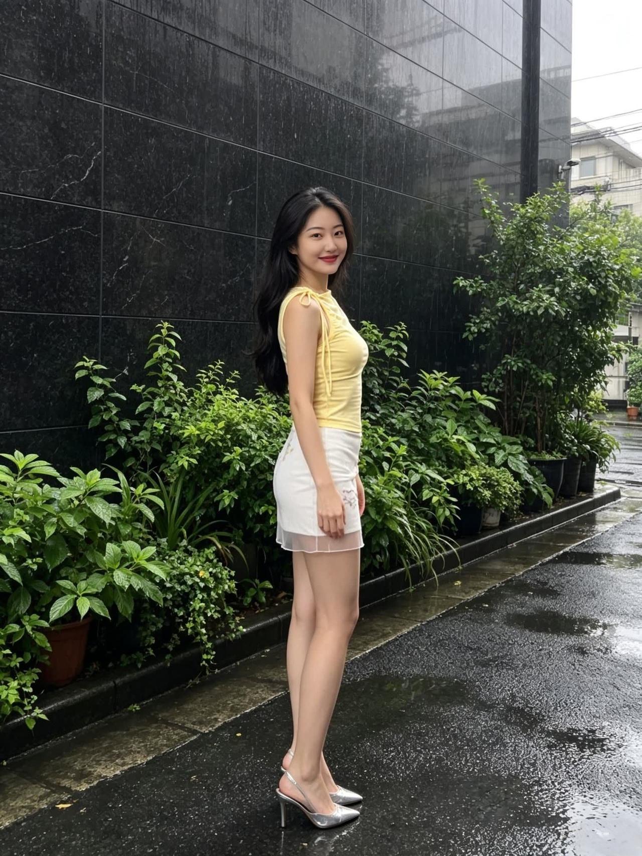 气质通勤穿搭我的上班通勤穿搭街边氛围感雨后的新鲜空气抖音时尚碎碎念