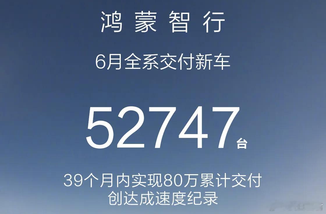 华为系首次突破5.2万辆，它是怎么做到的？华为系首次突破5.2万辆，鸿蒙智行站