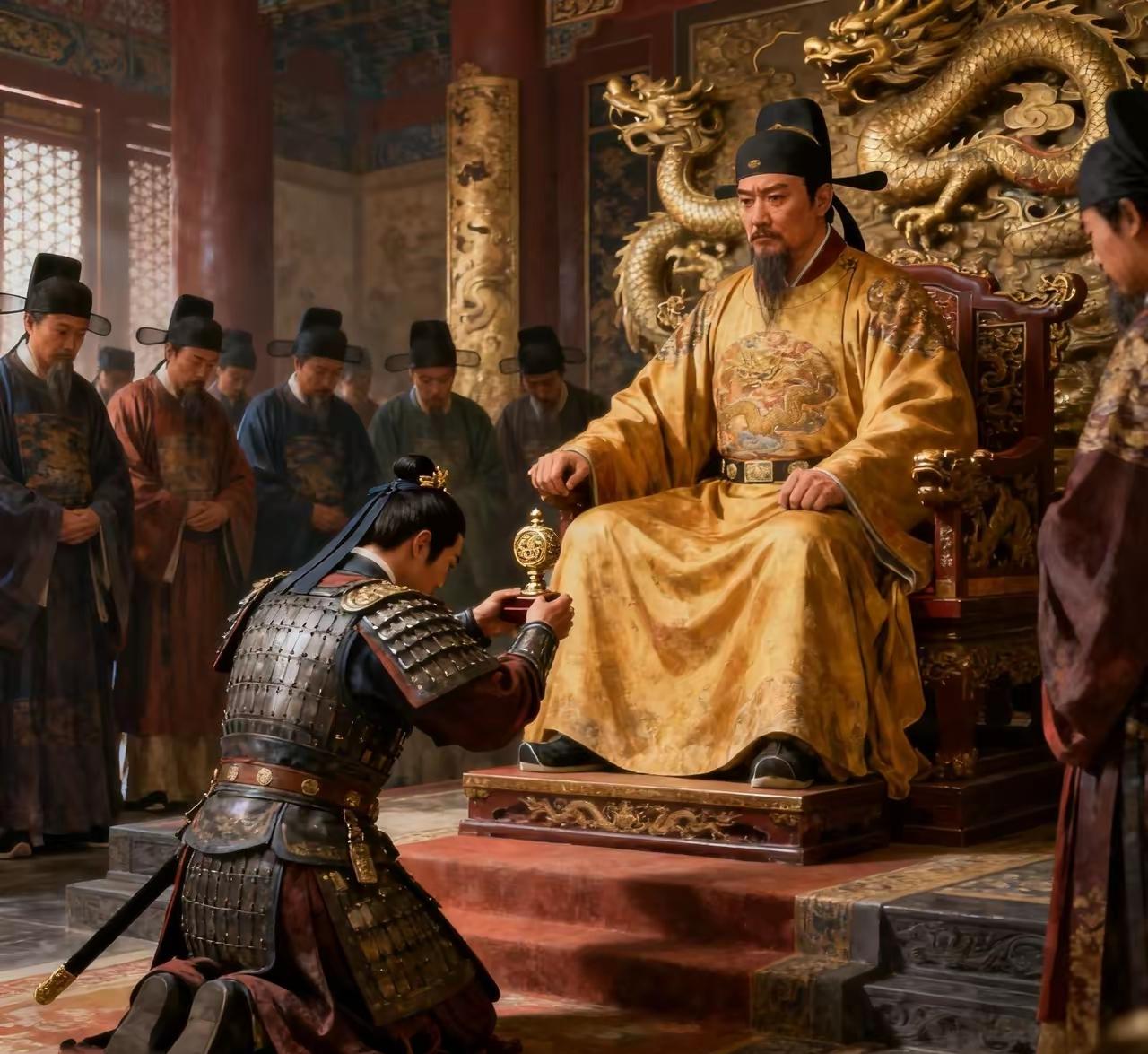 1395年，冯胜喝了朱元璋赐的毒酒，忍着剧痛爬到他跟前，哭求：“皇上饶命，别杀我