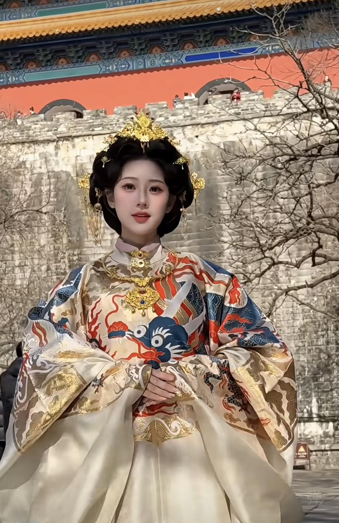 该说不说，明制汉服是真的漂亮啊，看上去雍容大气啊！汉服