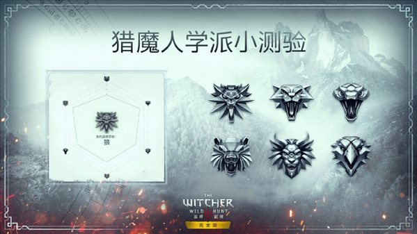 CDPR发起《巫师3》猎魔人学派小测试 我想猞猁学派