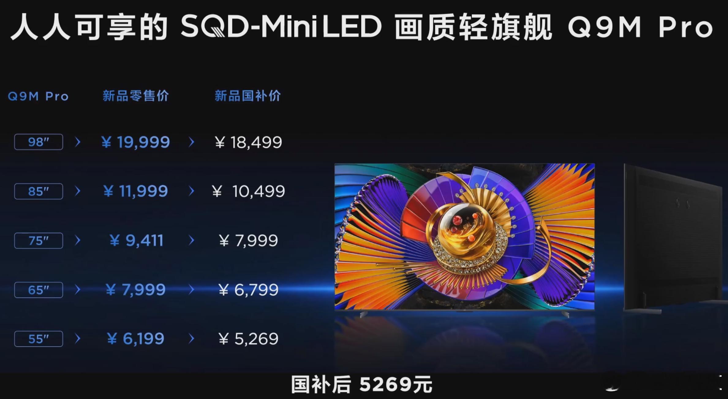 在今日的春季新品发布会上，TCL正式发布了TCLQ9MProSQD-Min