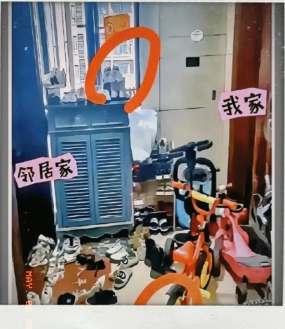 邻居大妈摔倒要我赔钱。五一不在家，邻居大妈摔倒了要我赔钱，说是因为我家孩子玩具