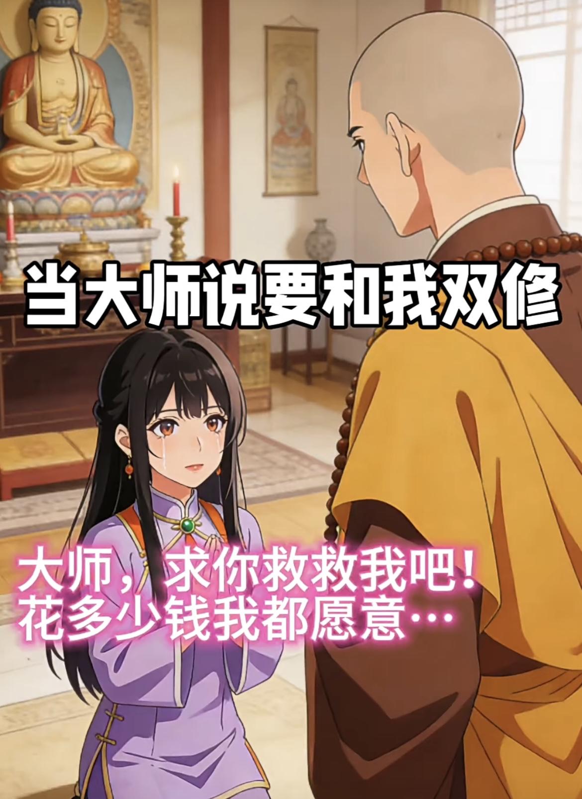 “我看你阴气缠身，需要阳气调和。若你心诚，我可授你双修之法!”[吃瓜]