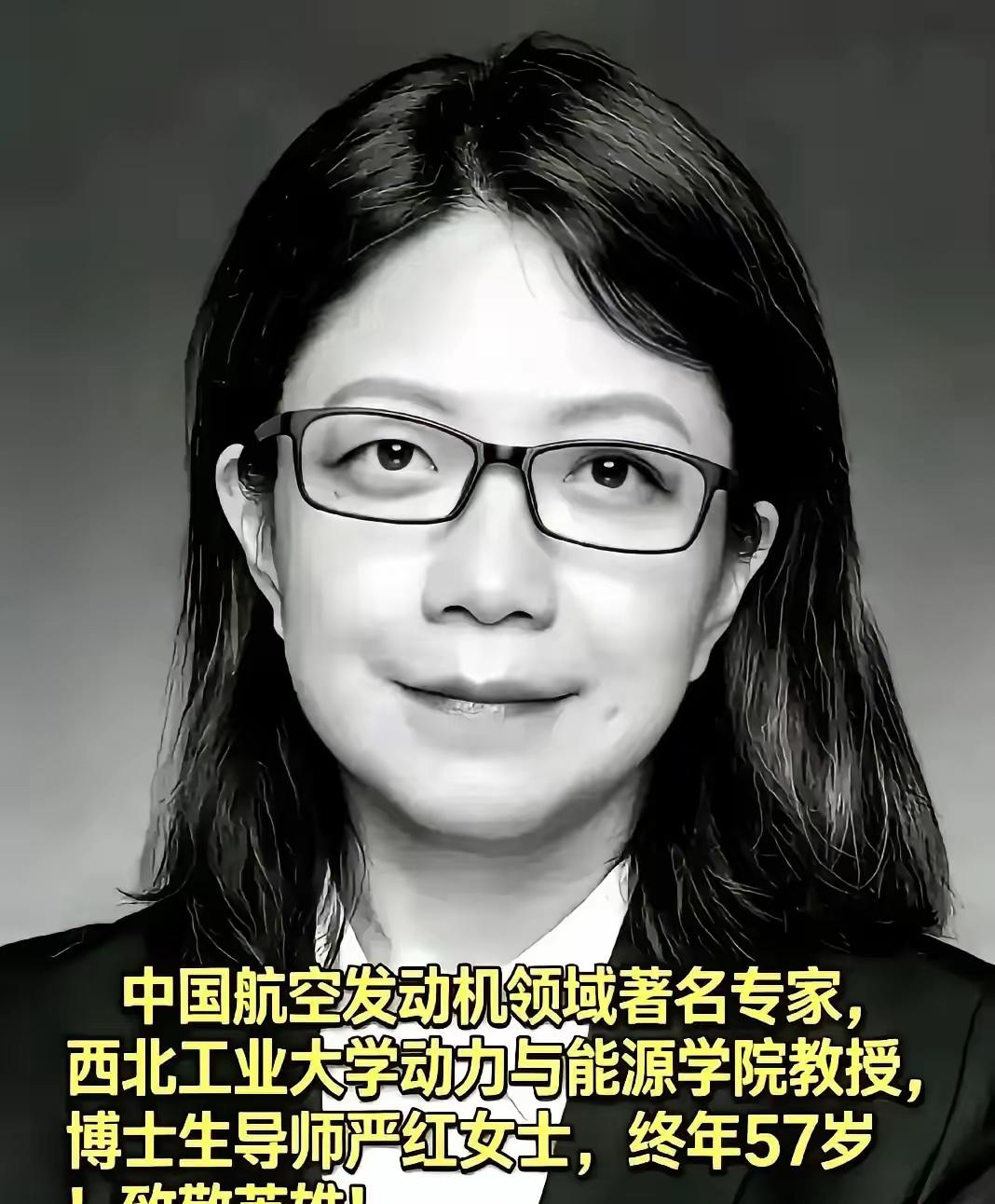 真的破防了，3月24日，西工大博导严红，死磕航空发动机的核心专家，也悄然离去了。