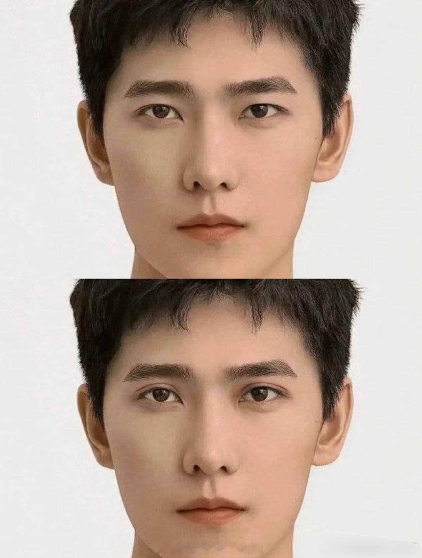 假如杨洋是双眼皮，他五官还真的动不了一点