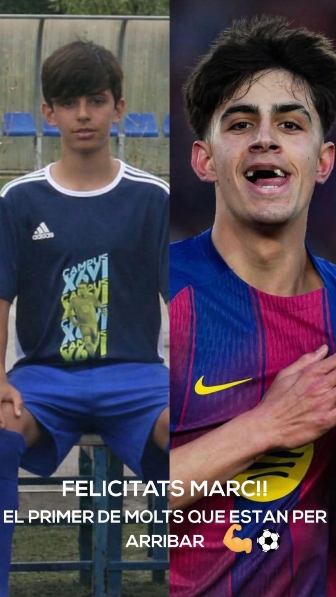 哈维祝贺伯纳尔巴萨生涯首球：恭喜马克！！这是第一个进球，未来还有更多进球等着你