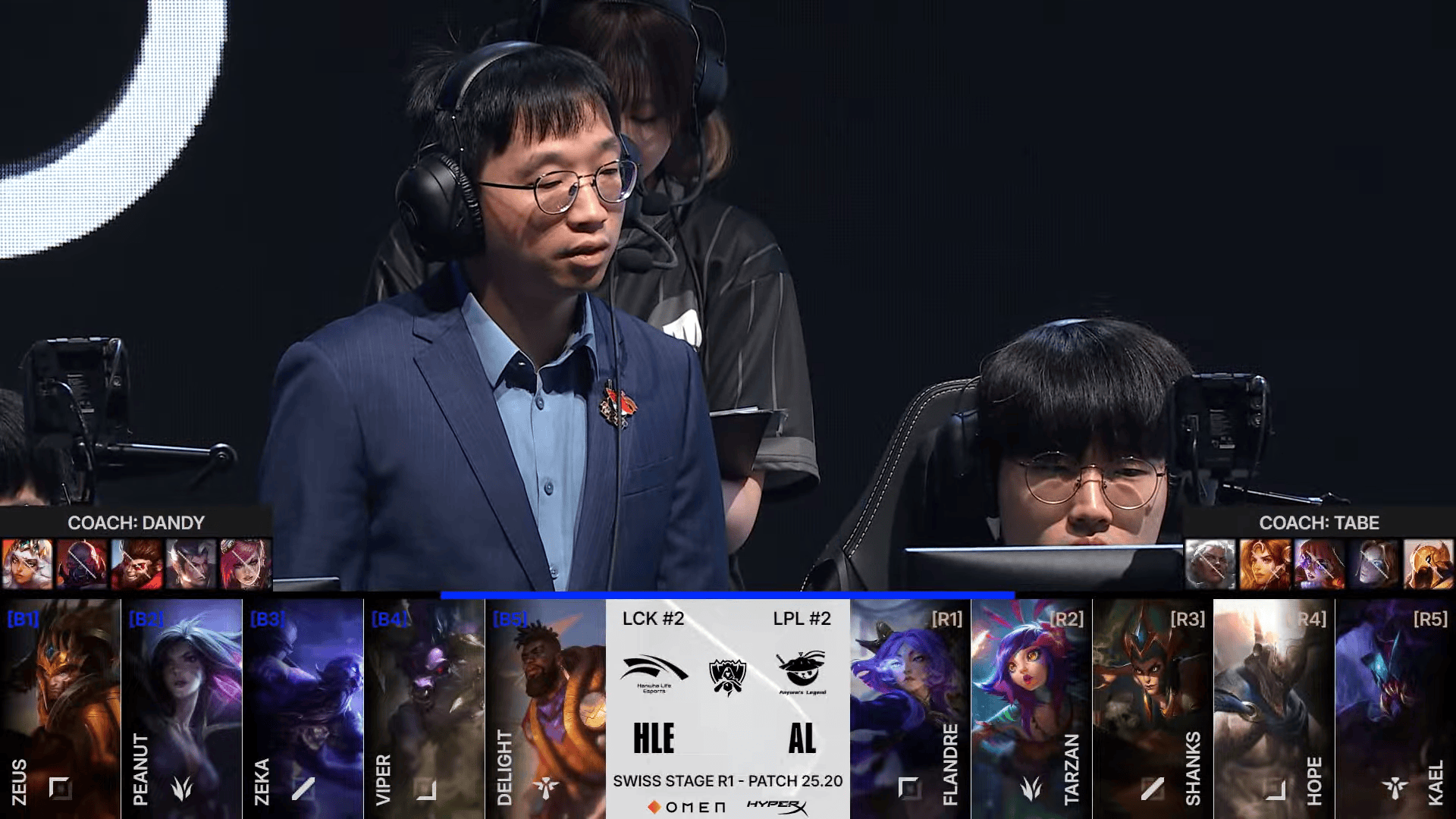 HLE对阵AL阵容: Flandre末选雷克塞;Viper卡莎打Hope芸阿娜