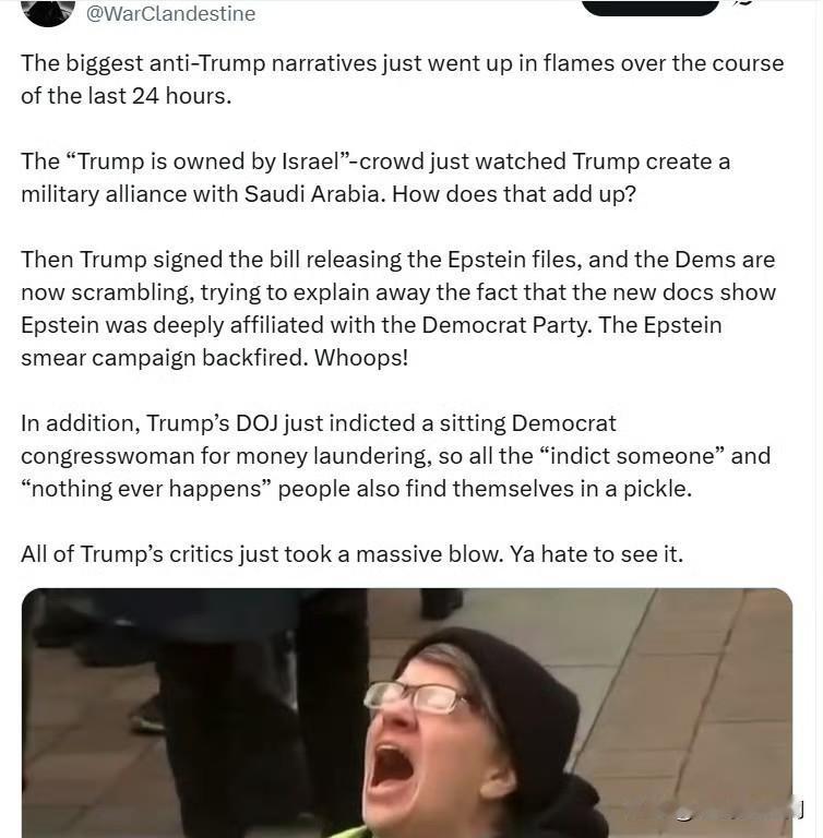 过去24小时内，针对特朗普的最大抹黑叙事全都崩塌了