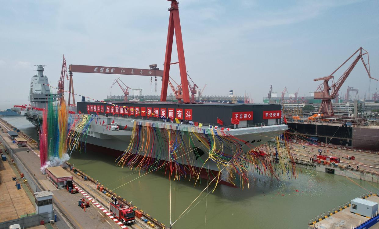 003航母进展顺利，即将出发进行海试，或将领先美国<em>福特号</em>一步