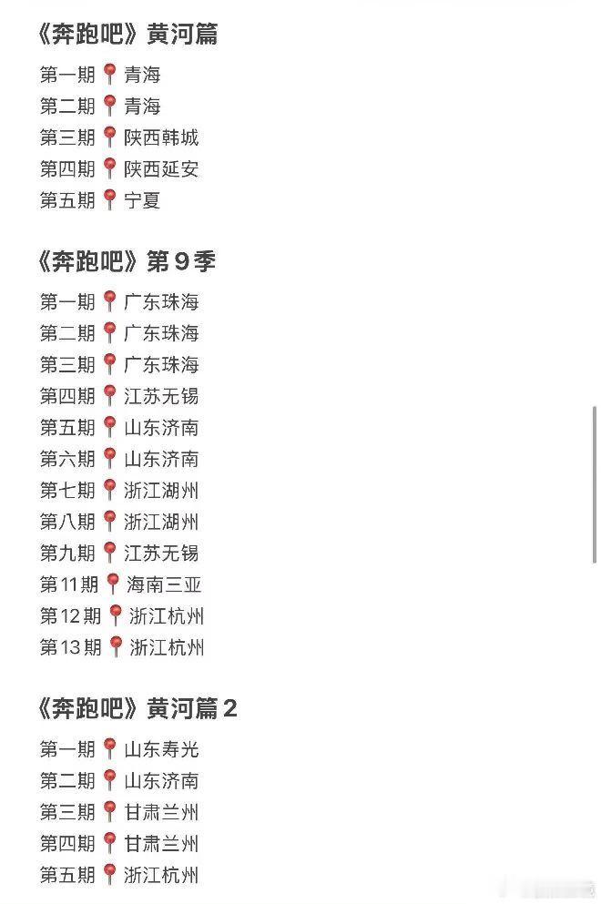 奔跑吧录制去过的城市奔跑吧道歉跑男录制结束离开后满地垃圾奔跑吧一路走来，节目落地