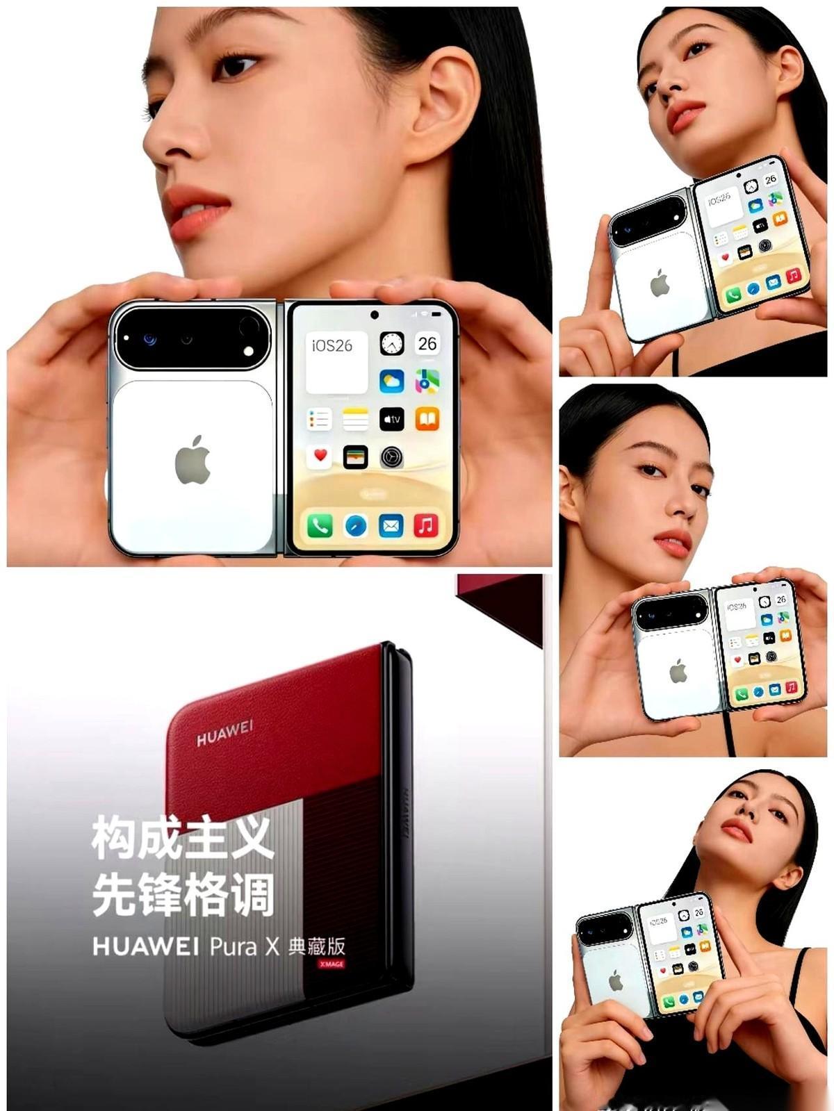 听说2025年，苹果折叠机可能长这样。华为：哟，这不是我家几年前那个外折叠吗？